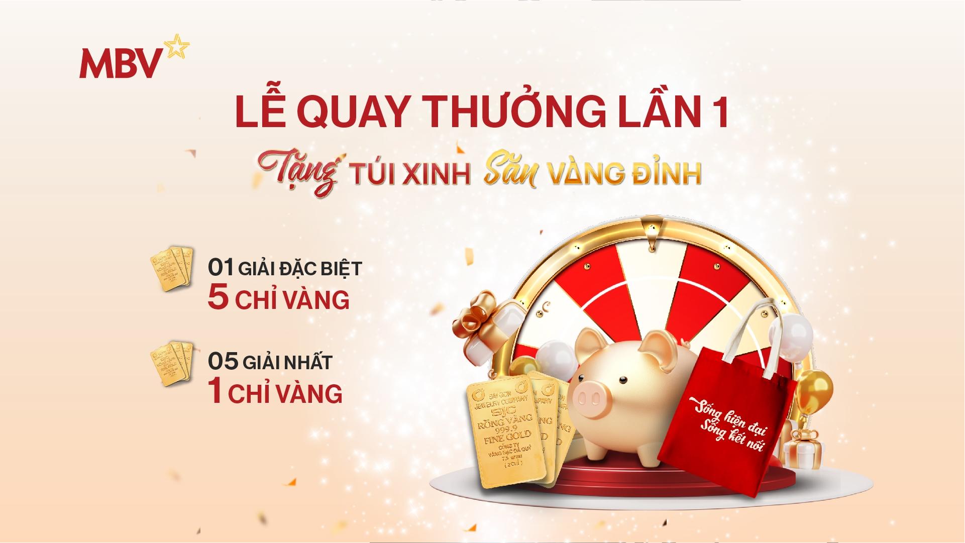 Lễ quay thưởng đợt 1 Chương Trình - "Tặng Túi Xinh – Săn Vàng Đỉnh"