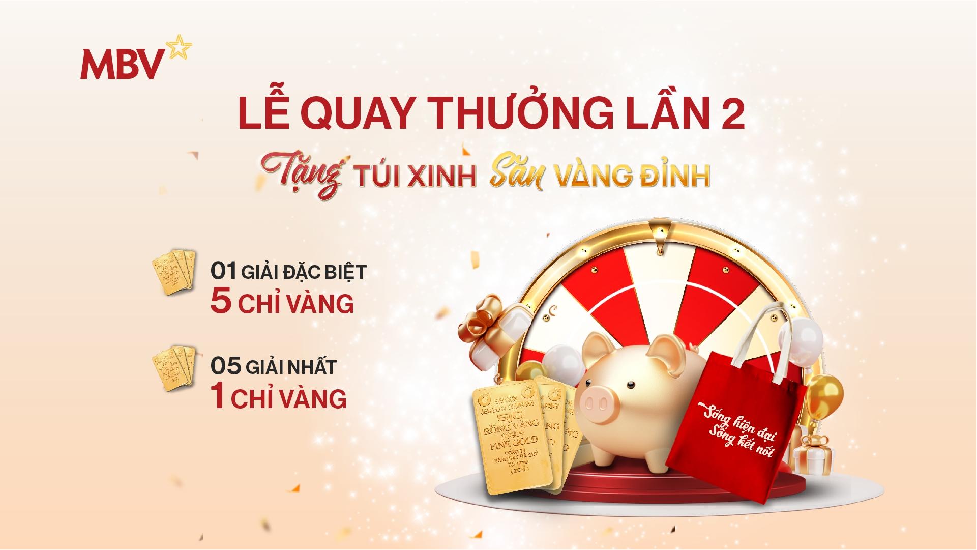 Lễ quay thưởng đợt 2  Chương Trình - "Tặng Túi Xinh – Săn Vàng Đỉnh"