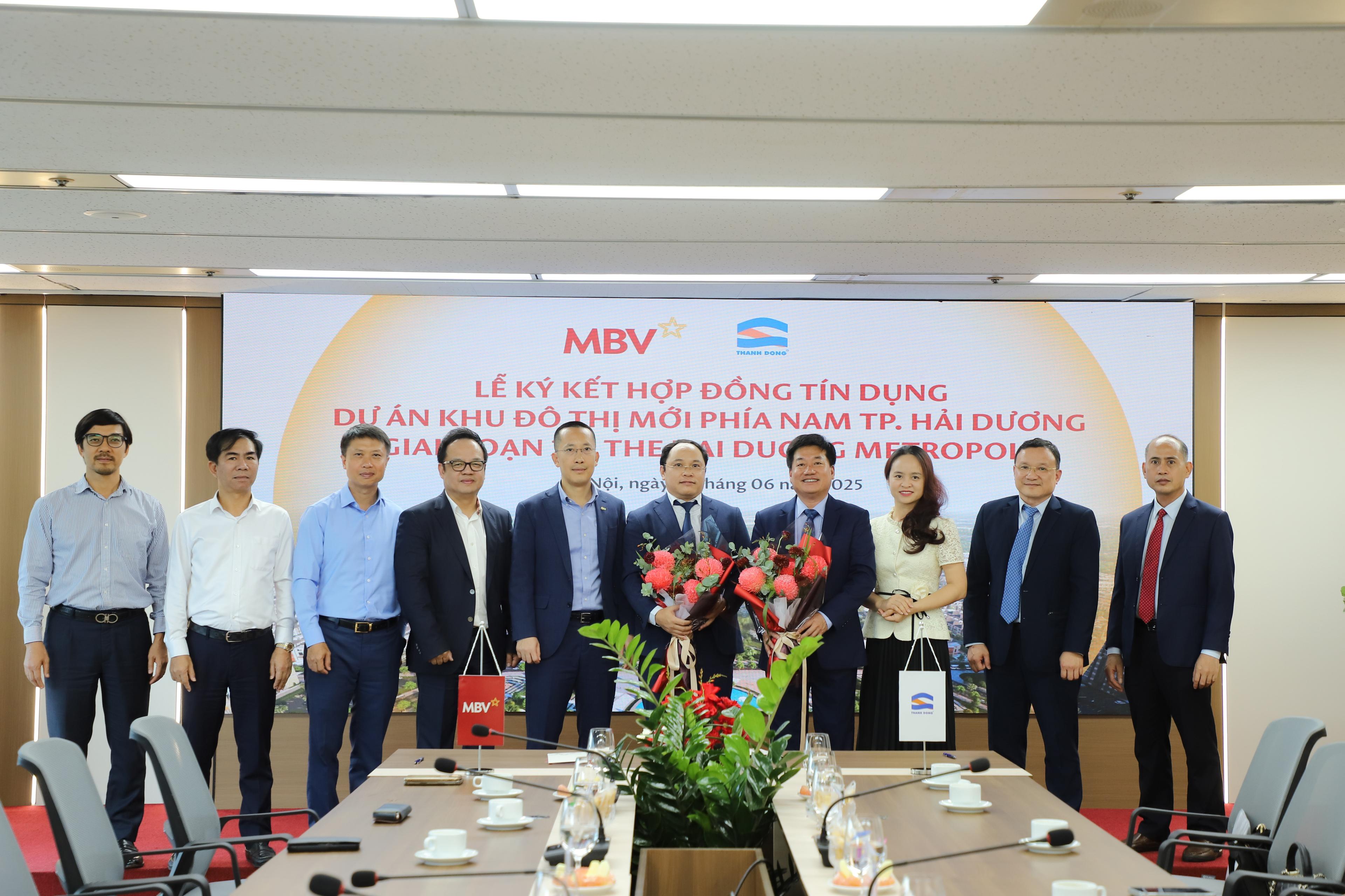 MBV ký kết hợp đồng tín dụng với Công ty Cổ phần Đầu tư Bất động sản Thành Đông