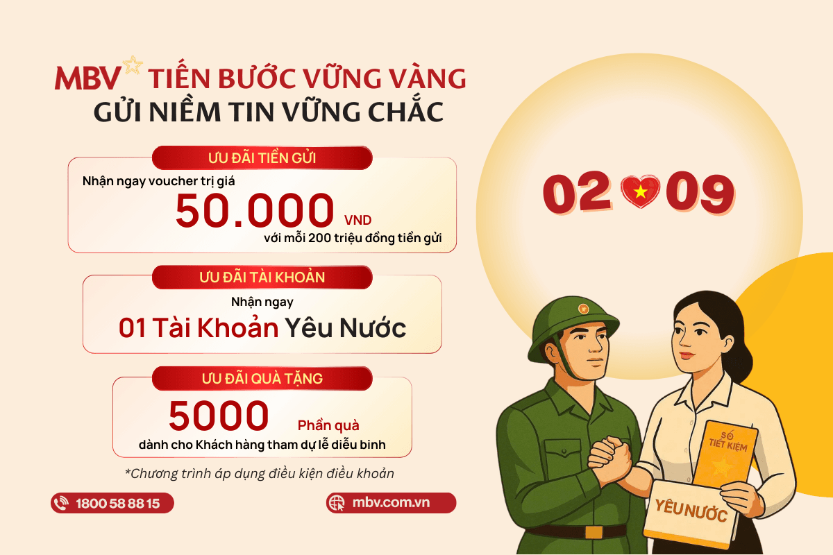 MBV TIẾN BƯỚC VỮNG VÀNG – TRI ÂN 80 NĂM QUỐC KHÁNH 2/9