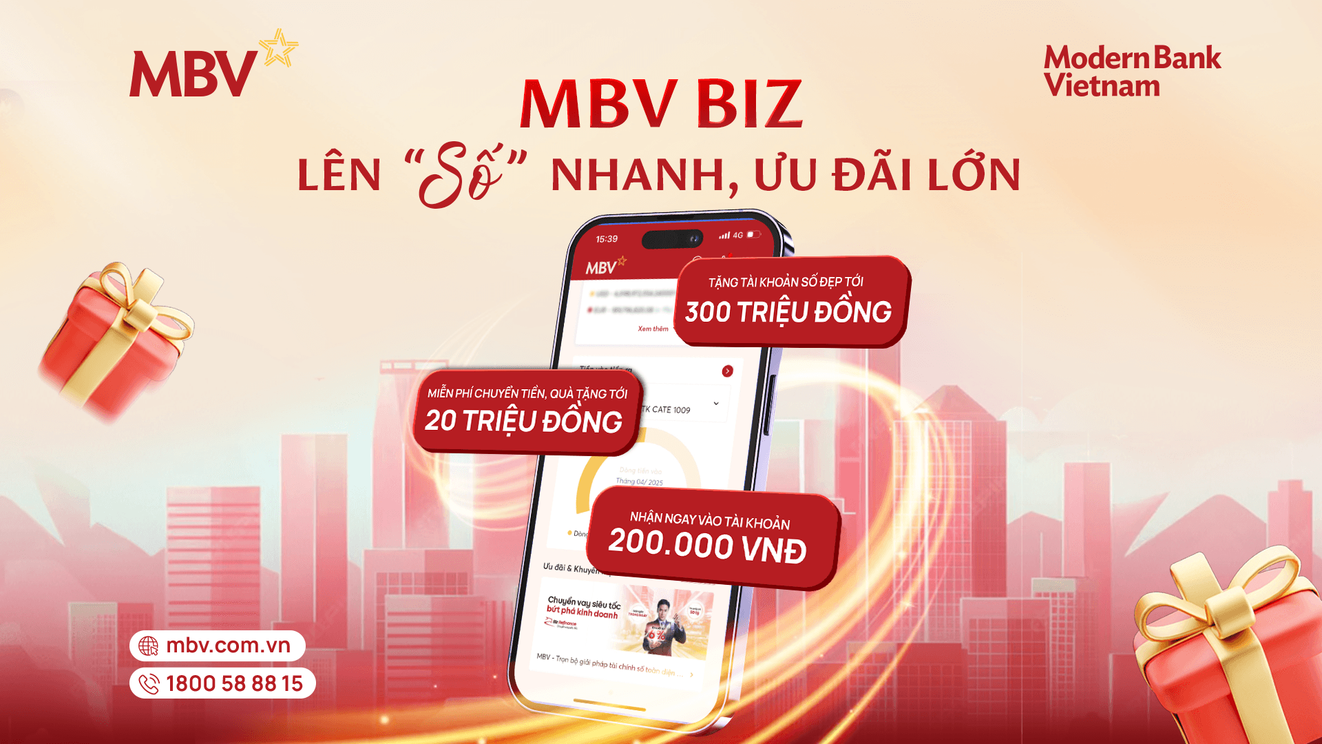 MBV Biz – Lên “số” nhanh, ưu đãi lớn