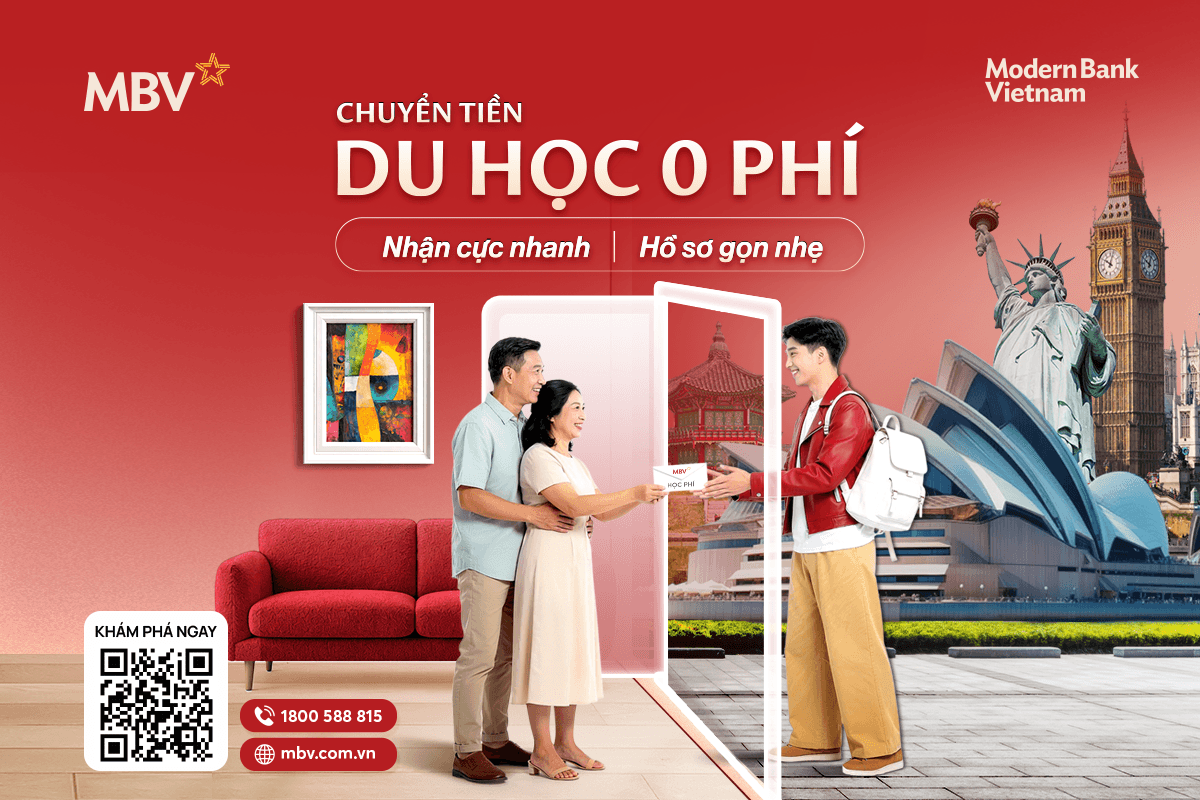 CHUYỂN TIỀN DU HỌC KHÔNG PHÍ