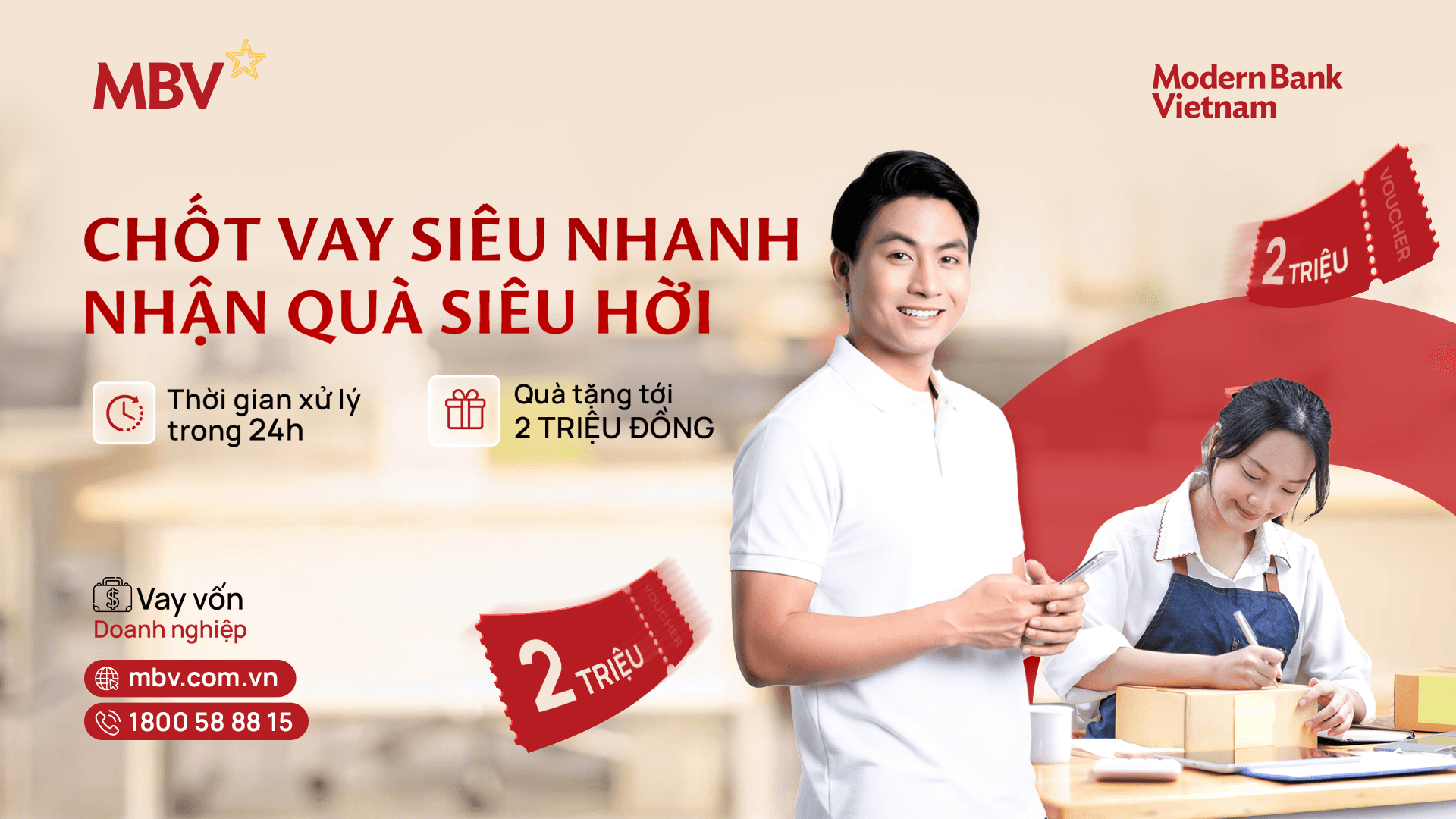 Giải pháp vốn cho doanh nghiệp: Chốt vay siêu nhanh, nhận quà siêu hời
