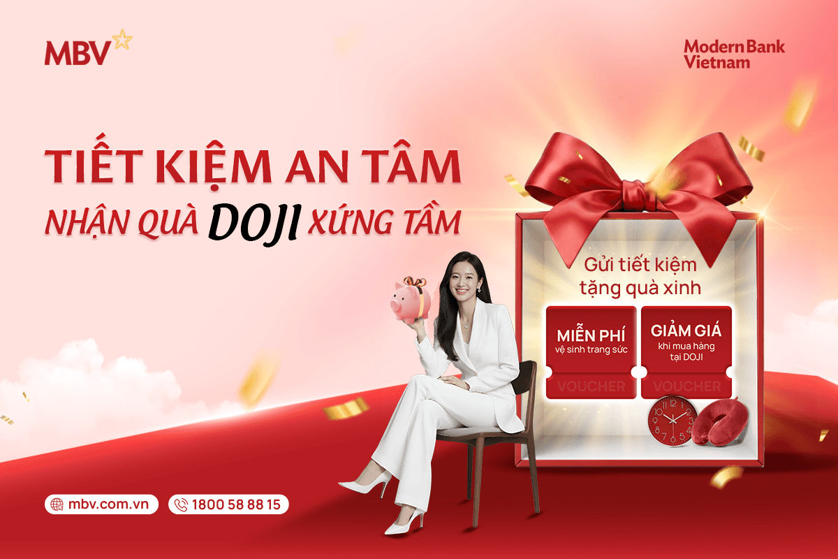 [SỰ KIỆN ĐẶC BIỆT] NGÀY HỘI TRANG SỨC MBV X DOJI: TIẾT KIỆM AN TÂM - NHẬN QUÀ DOJI XỨNG TẦM