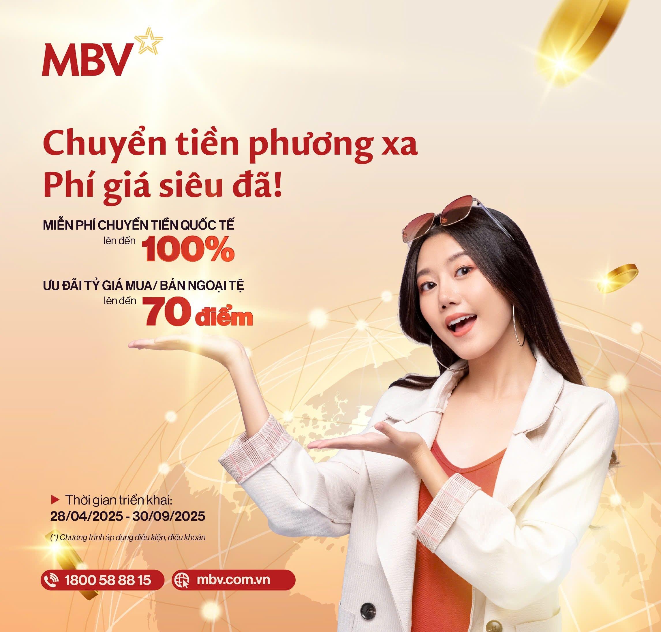 MBV triển khai chương trình “Chuyển tiền phương xa – Phí giá siêu đã”