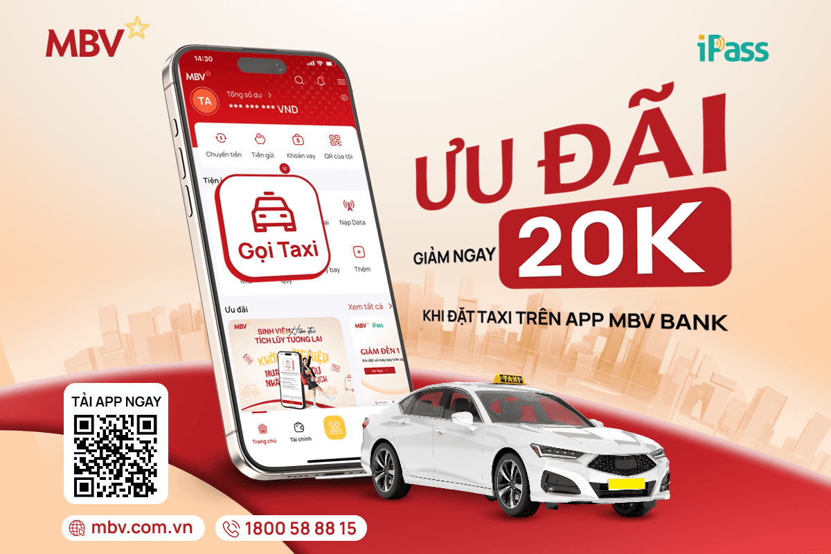 MƯA GIÓ ĐÃ CÓ TAXI TRÊN APP MBV TRỢ GIÁ